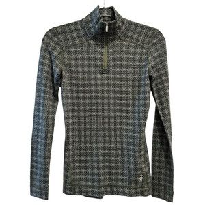 Smartwool NWT Base Layer long sleeved zippered turtleneck